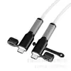 Cubierta Protectora para Cable de Datos, Cubierta de Silicona Antirotura, Hebilla Protectora para Enrollar, Dispositivo Protector contra Mordeduras de Cable, Cubierta Protectora para Conector