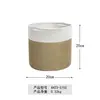 Cesta de Almacenamiento Tejida con Cuerda de Algodón Nórdico para Hogar, Artículos Varios, Juguetes, Portátil, Cesta de Almacenamiento para Sala de Estar, Plegable, Cesta para Ropa Sucia