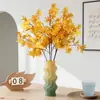Suprimento Transfronteiriço Folha de Bordo Artificial de Peça Única, Folha de Bordo de Outono, Enfeites para Fotografia, Folhas Decorativas para Casamento e Halloween
