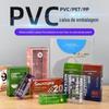 Caixa de embalagem de PVC personalizada transparente para alimentos sólidos, bebidas, PET, caixa de PP fosca para café, comida de gato, comida de cachorro, caixa de PVC de plástico