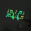 Decorações Personalizadas de Fábrica para Festas de Halloween Props de Parede para Bar KTV Notas Musicais de Natal Ímãs Luminosos para Geladeira