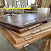 Tablero de Mesa de Madera Maciza, Tablero de Madera de Olmo Viejo, Barra de Cocina de Madera de Pino Natural, Pieza Entera con Bordes Naturales, Tablero para Ventana de Mirador