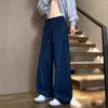 Calça Cimitarra Patchwork Versátil Tendência Estilo Japonês, Calça Longa Casual Artística Moda Harajuku Casual, Nova Simples e Estilosa Ins