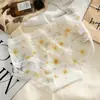 Ropa Interior Nueva de Encaje para Mujer Malla Cintura Media Sin Costuras Ultradelgada Fresca Transpirable Talla Grande Niña Estampada Bragas para Adultos
