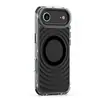 Precio al por mayor Cubierta Protectora con Patrón Ondulado Adecuada para Apple Iphone17Promax Sombra Deslumbrante Funda Magnética Tres en Uno para Teléfono