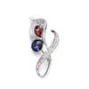 Moda coreana nueva broche de lirio calla atmósfera de alta gama cristal brillante moda accesorios para abrigo corsage pin