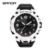 Sanda nuevo 3133 moda hombre estudiante joven reloj electrónico impermeable multifunción reloj venta al por mayor