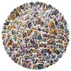 50/100 Peças de Adesivos de Grafite para Carro Caderno Skate Copo d'Água Mala Adesivos Decorativos de Grafite à Prova d'Água Atacado