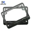 Os fabricantes fornecem diretamente moldura de placa de motocicleta doméstica moldura de placa de publicidade moldura de placa de liga de alumínio com padrão de carbono moldura de placa de licença