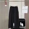 Nuevos pantalones deportivos casuales de otoño de 2026, elásticos, de cintura alta, adelgazantes, fluidos, cortos, con dobladillo sin rematar, para mujer