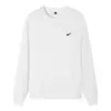 Sudadera para Hombre 2026 Primavera y Otoño Nueva Manga Larga Pulóver Estilo Versátil Algodón de Bucle Pequeño Cuello Redondo Camiseta Base de Algodón Puro