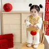 Conjunto de Año Nuevo para Bebé Niña, Vestido de Cumpleaños Grueso y Cálido Estilo Chino, Atuendo de Princesa de Invierno para un Año de Edad
