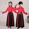 Hanfu Tradicional Infantil para Niñas y Niños, Disfraces de Presentación para Estudiantes de Primaria, Disfraces de Eruditos de los Tres Caracteres Clásicos y Código del Discípulo
