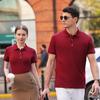 En stock Camisa polo de hombre de tela Solona camiseta de verano de manga corta con solapa para mujer ropa de negocios para empresa camisa de trabajo