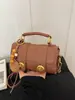 Bolsa Almofada Fashion Vintage Maillard para Mulheres, Nova Bolsa Versátil 2022, Bolsa de Ombro Estilosa, Bolsa Transversal