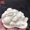 Talla de Fruta Marfil del Buda Maitreya, una Figura de Buda Sonriente, un Símbolo de Armonía, Mascota de Té, Decoración de Oficina, Artesanía al por Mayor