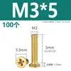 M2M2.5M3M4M5M6M8M10 Tornillos para Máquina de Latón Phillips Cabeza Avellanada Tornillos de Cabeza Plana de Cobre Tornillos Pequeños Antióxido