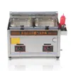 Carrito Multifuncional de Teppanyaki y Comida Frita, Carrito de Barbacoa Comercial, Food Truck Móvil para Mercado Nocturno, Carrito de Puesto de Hot Pot Picante