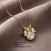 Colar da moda e popular com zircônia incrustada, com toque de alta qualidade, estilo nicho de luxo leve para mulheres, corrente de clavícula versátil e elegante, simples e que não desbota