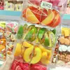 Pinza para el pelo de rodaja de fruta 3D Divertida de Moda Pinza para el pelo Creativa de Naranja y Melocotón Amarillo para Niña