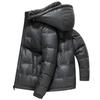 Laishibert 2025 Inverno Novo 90 Penugem de Pato Branco Jaqueta de Couro com Penugem Masculina Curta à Prova de Frio Tamanho Grande Jaqueta de Penugem Jaqueta