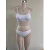 2024 Tailandia Multicolor Deseo Puro Traje de Baño Dividido de Color Sólido para Niña Bikini para Mujer Bikini de Vacaciones Aguas Termales