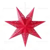 Decoração de Abajur Estrela de Sete Pontas para o Natal Lanterna Estrela Escandinava em Origami Decoração Suspensa Decoração para Festa Temática de Casamento Suprimentos