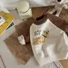 Suéter infantil, unissex, malha casual espessa, novo estilo de inverno 2026, suéter de desenho animado para bebê, camada base quente