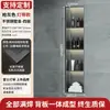 Oushumei Acero Inoxidable Empotrado Baño Acabado Metálico Producto Estante de Almacenamiento para Inodoro Gabinete Divisor