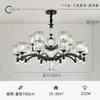 Luz Principal Moderna Simple Nórdica para Sala de Estar Luz para Pasillo Luz de Lujo Ligero Candelabro de Cristal Luz Atmosférica para Vestíbulo Comedor Lámparas de Zhongshan