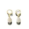 Widney 2023 Nuevo Pendiente de Gota Ojo de Gato Moda Simple Clásico Elegante Exquisito Adelgazante
