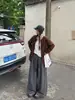 Cardigan Listrado de Manga Longa com Caimento Solto Emagrecedor Feminino Coreano Retro Color-Block Casual Top Tendência Outono de 2026