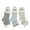 Calcetines Rayados para Mujer, Algodón Puro, Estilo Delgado de Verano, Patrón de Corazón Bordado, Cuadros, Borde Enrollado, Calcetines de Media Pantorrilla, Calcetines Largos de Dongdaemun