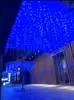 Fio de Luzes de Gelo Transfronteiriço LED para Exterior à Prova d'Água Céu Estrelado Fio de Luzes Barra Pátio Iluminação de Engenharia Cascata Decorativa de Luz