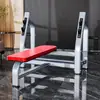 Rack de Supino Plano Multi-Funcional Cama de Barra Olímpica Fitness Profissional Rack de Barra Olímpica Equipamento de Fitness para Academia Casa Comercial