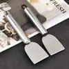 Lâmina de limpeza para coifa de cozinha, manchas de óleo, fundo de panela, descalcificação de geladeira, raspador de limpeza multifuncional de aço inoxidável