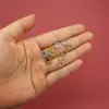 Anel de Conexão Fechado de Liga de Metal Retrô 8mm Prata Antiga Ouro Antigo Círculo de Prata do Tibete Argola de Pulo Acessórios para Montagem de Joias DIY