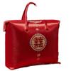 Bolsa de Armazenamento para Colcha de Dote de Celebração de Casamento Conjunto de Quatro Peças Estilo Chinês Bolsa de Embalagem para Bolsa de Mão Bolsa Grande Vermelha para Colcha