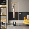 Y & h Perchero de Piso para Dormitorio Simple Estante para Ropa No Ocupa Espacio en Casa Habitación Interior Perchero para Ropa Abrigos Pequeño