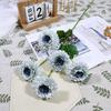 Flor artificial de boda individual 5 cabezas peonía Xiyan decoración de arreglo floral para salón de bodas pared de flores fondo techo hotel Fotografía
