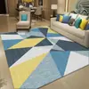 En Stock Alfombra Impresa en 3D Alfombra Geométrica Nórdica para Entrada Alfombra para Dormitorio Ventana Saliente Alfombra de Cabecera Alfombra para Mesa de Café de Sala de Estar Sofá