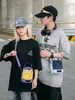 Bolso de Hombro Cruzado para Exteriores, Mochila de Viaje, Bolso Universal Multifuncional para Teléfono Móvil, Bolsa para Botella de Agua y Taza para Viajes en Bicicleta