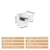 Suministro Exclusivo Transfronterizo para Amazon: Popular Set de Cinco Piezas de Tubo Cuadrado para Colgador de Toallas, Gancho para Ropa, Barra para Toallas, Anillo y Porta Rollos de Papel de Cocina
