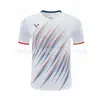 Uniformes de bádminton de secado rápido para verano, para clases de entrenamiento, ropa de trabajo para el lugar, disponibles en varios colores, admite impresión de equipo y personalización de logotipo.