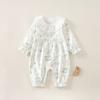 Ropa de Mameluco para Bebé Recién Nacido Algodón Puro Niña Bebé Ropa para Salir en Otoño Ropa de Princesa para Bebé de Principios de Otoño Nuevo Estilo