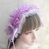 Diadema Lolita de hermana suave japonesa Diadema dulce versátil accesorios para el cabello kc Diadema de hilo de nieve humanoide hermosa Niña Lo