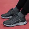 Sapatos para Idosos, Sapatos Esportivos de Couro Repelente à Água Outono, Sapatos Masculinos, Sapatos Leves Antiderrapantes para Mãe, Sapatos Casuais Esportivos para Caminhada Femininos