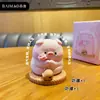 Baimao Adornos Originales de Cerdito Budista Creativos Exquisitos Muñecas de Resina Descompresión Decoración de Escritorio para el Hogar