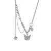 Collar de Perlas Estilo Chica Dulce y Fresca Picante para Mujer, Diseño de Nicho de Lujo Ligero, Cadena para Clavícula de Perlas de Colores, Cadena para el Cuello Versátil y Elegante