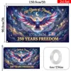 Bandeira Comemorativa Personalizada Transfronteiriça Americana Mais Vendida do 250º Aniversário dos Estados Unidos 1776-2026 Declaração de Independência